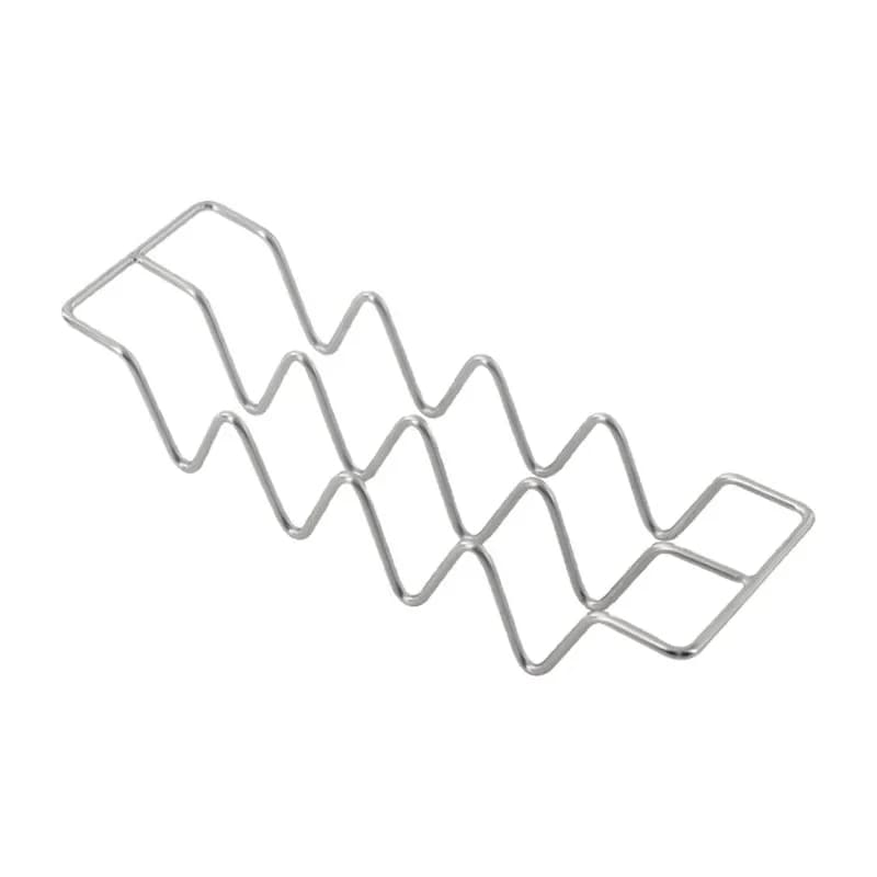 Porte-Taco en acier inoxydable, fentes en forme de vague, support alimentaire mexicain, Maquina Para