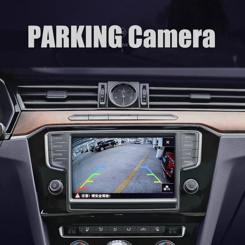 Caméra de recul avec emblème de voiture, pour VW Golf 6 7 8 Passat CC B8 B7 MK6 MK7 Polo Beetle EOS 