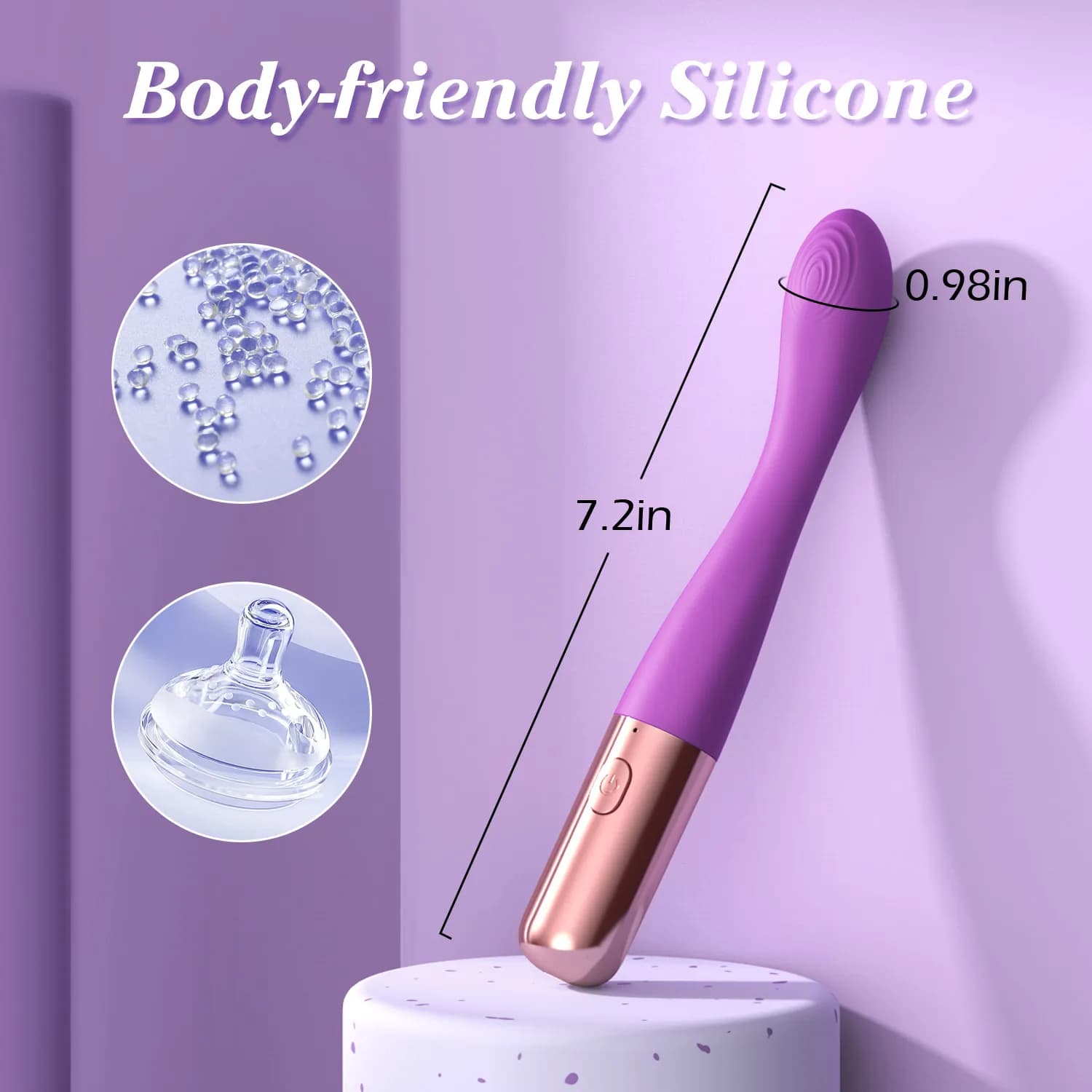 Kushor-Vibromasseur en Silicone Souple pour Femme, StiLiban ateur de Clitoris et Vagin, Jouets Sexue