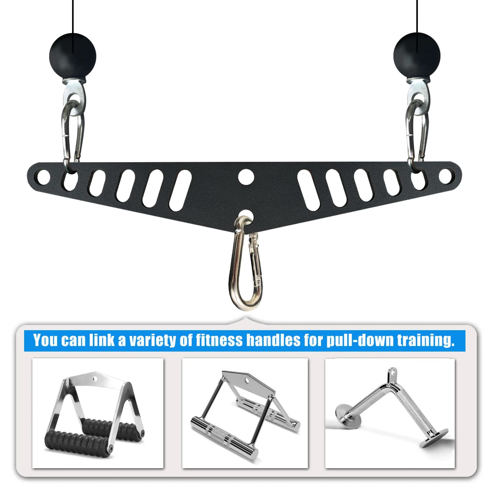 Barre de descente multi-grip LAT rib pour salle de sport à domicile, plaque d'épandage de fitness, a