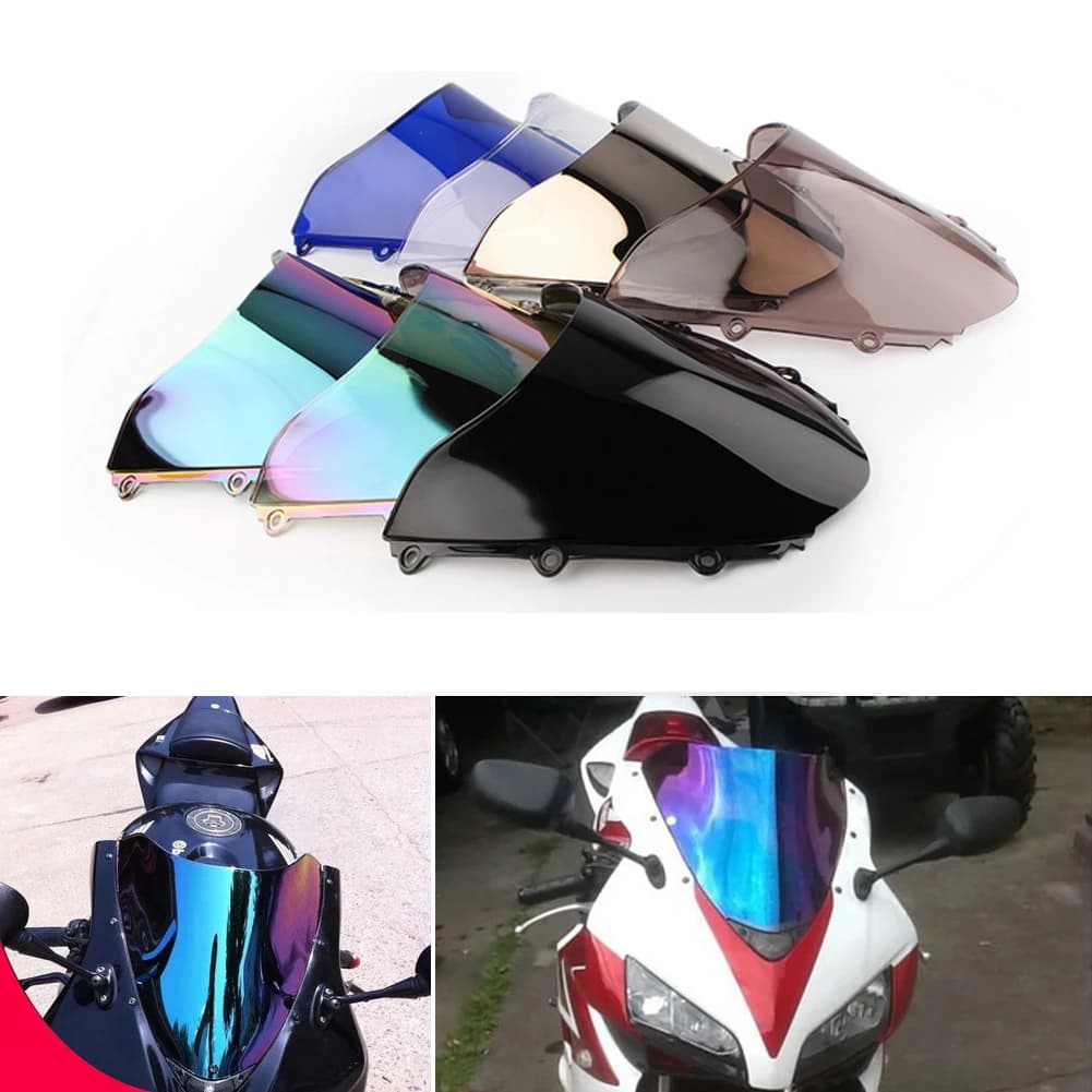 Déflecteur de pare-brise à Double bulle pour moto, protection contre le vent pour Honda CBR1000RR CB