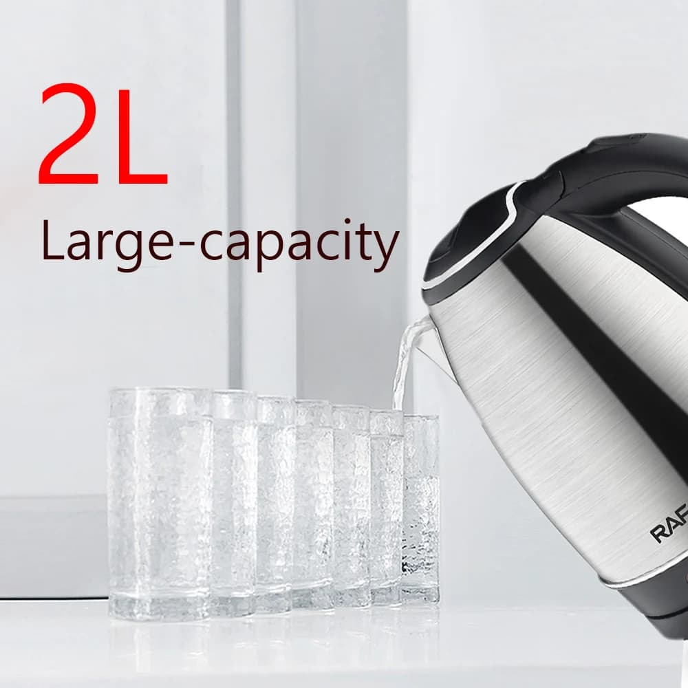 Bouilloire électrique 2L en acier inoxydable, appareils de cuisine, bouilloire intelligente, sifflet