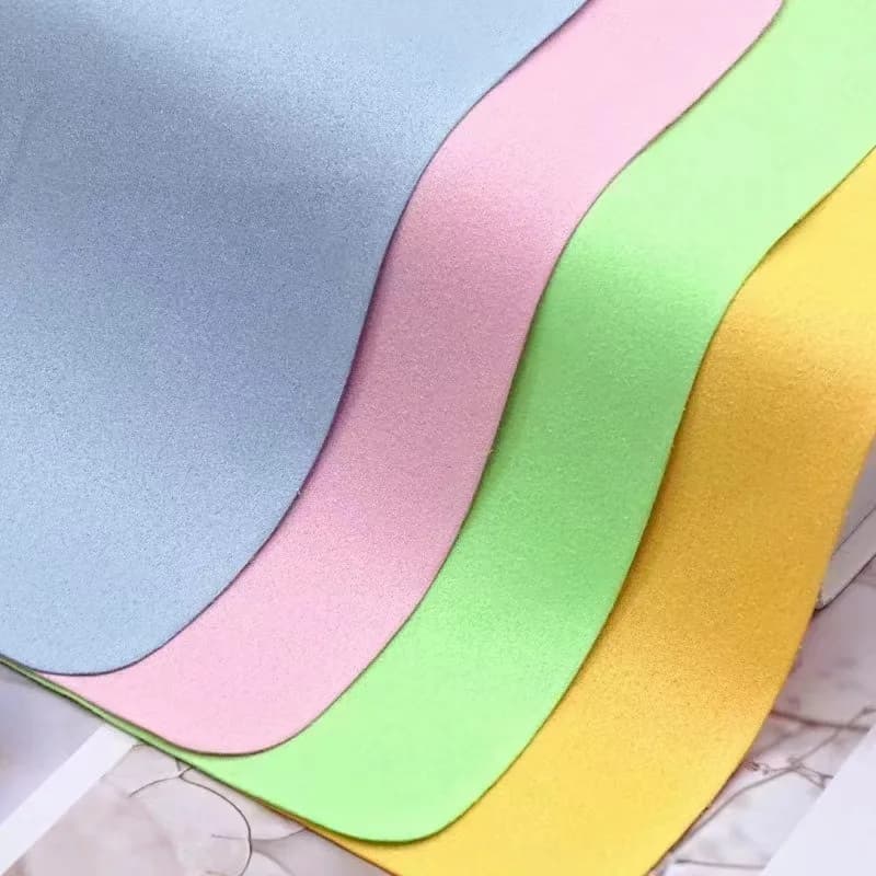 Chiffon de nettoyage de lunettes en microfibre, 5 pièces, adapté aux écrans, lentilles, lunettes en 