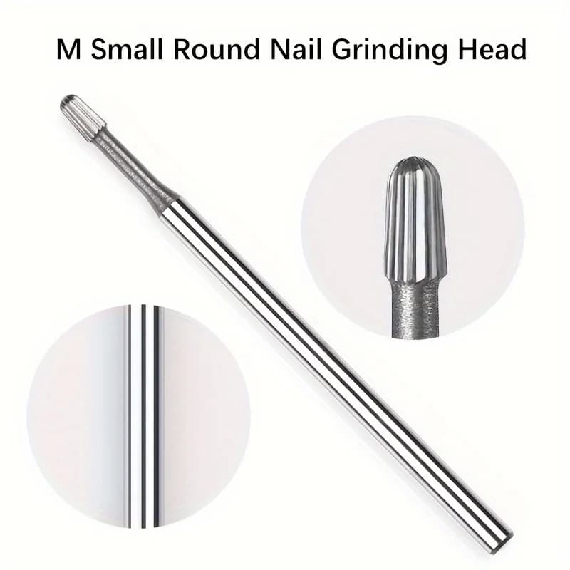 Forets à ongles de sécurité en carbure de tungstène, dissolvant de cuticules 3/32 "pour lime à ongle