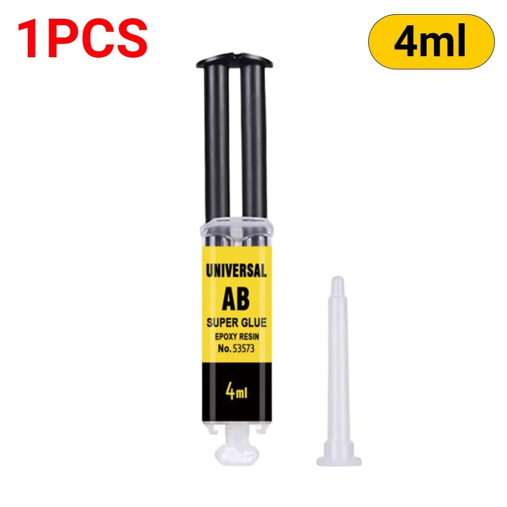 Colle AB instantanée et rapide pour réparation de bain, résine époxy, adhésif, super liquide, étanch