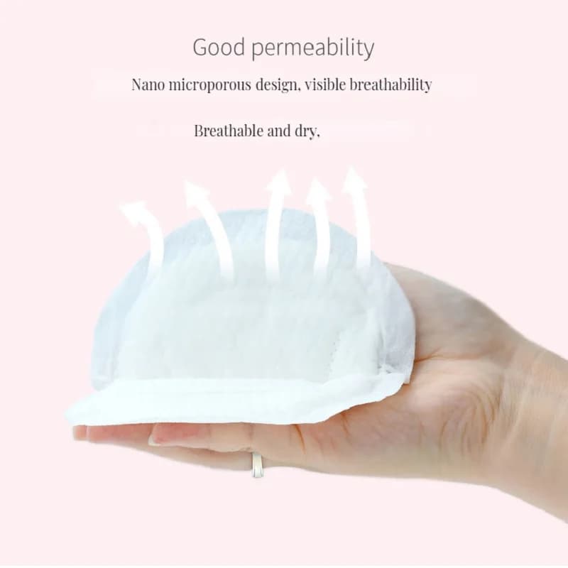Coussinets d'allaitement jetables, respirants, fins, Super absorbants, en coton