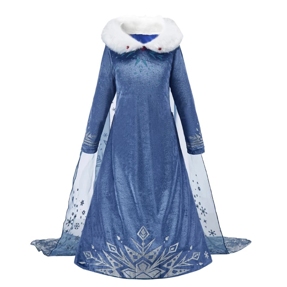 Robe de princesse pour filles, Costume de Cosplay Elsa Anna pour enfants, Jasmine Belle cendrillon a