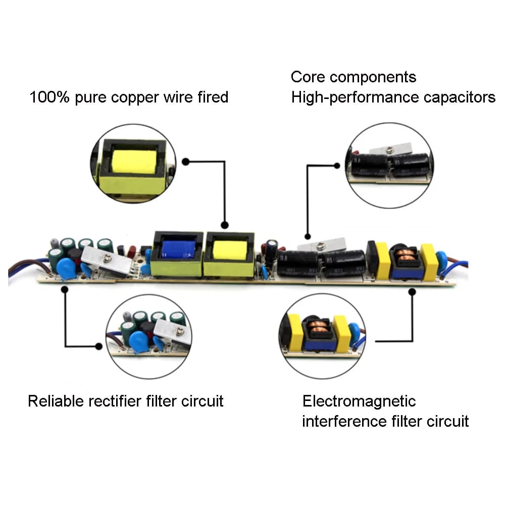 DC 12V 24V allumant l'alimentation d'énergie ultra mince de TransDevices LED 6W 15W 20W 30W 40W 50W 