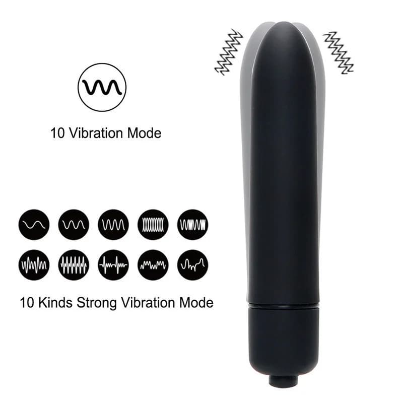 Vibromasseur étanche pour femme, 10 vitesses, clitoris, antivibrateur vaginal, gode, jouets sexuels 