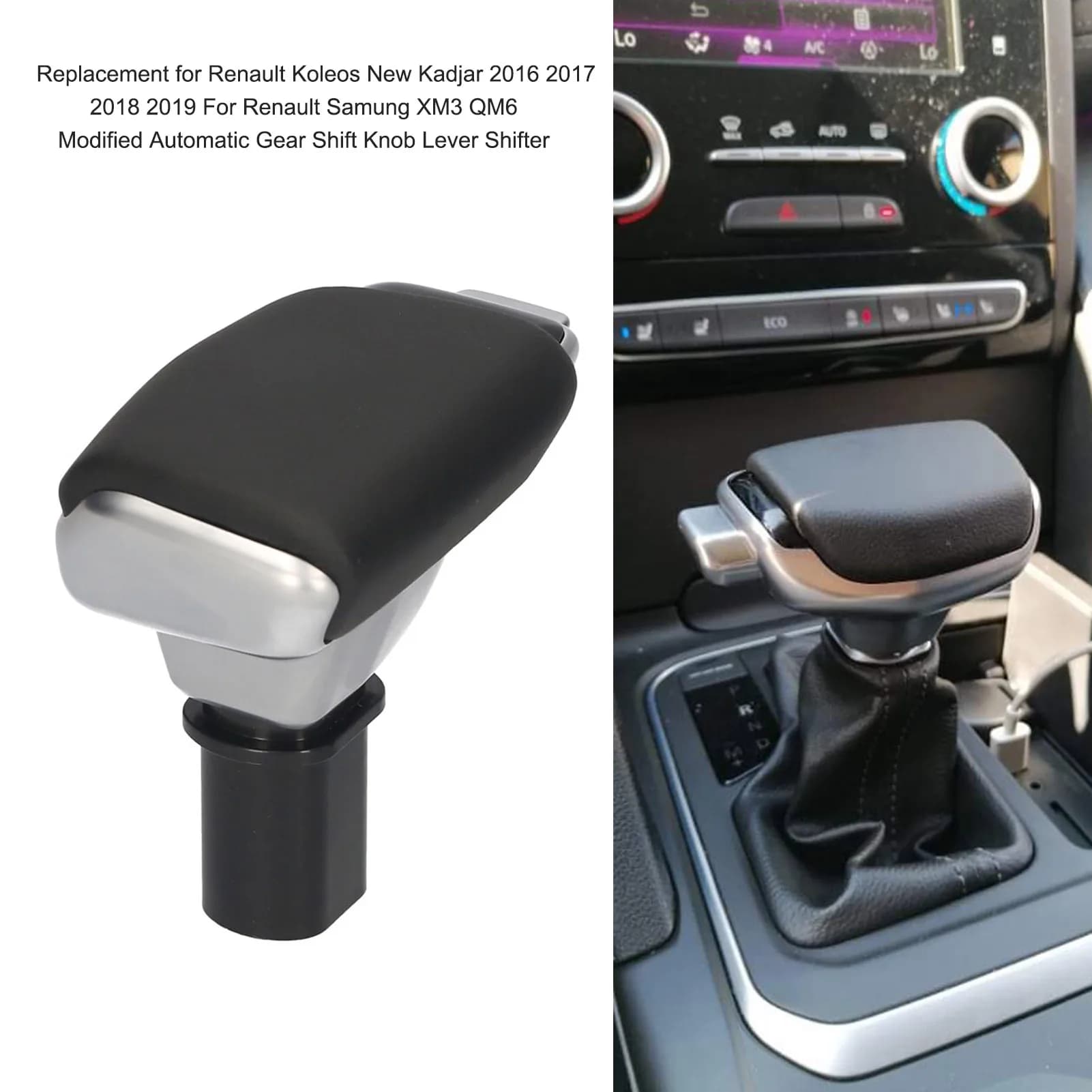 Pommeau de levier de vitesse pour Renault Koleos, manette de vitesse, remplacement Handball, nouveau