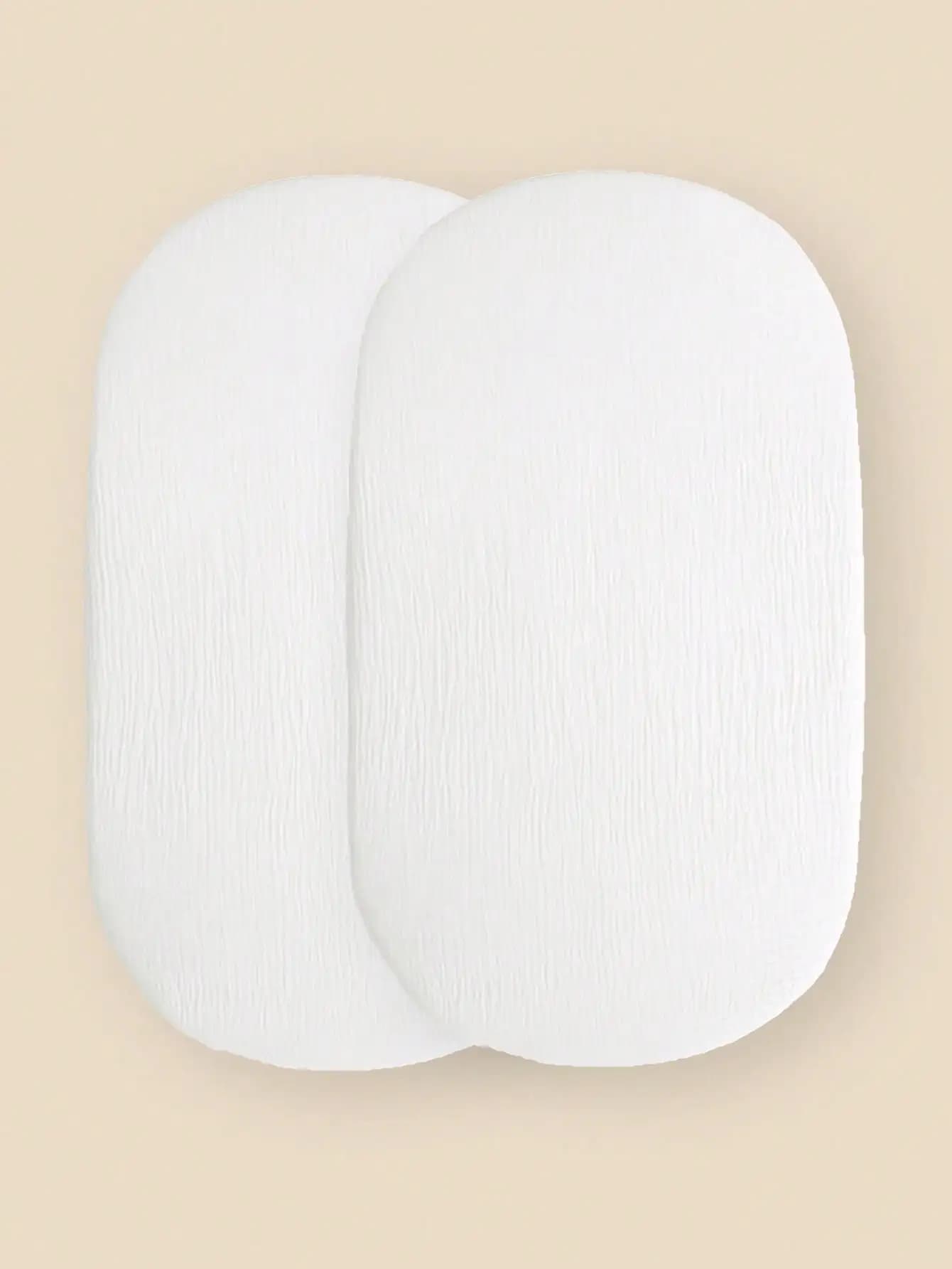 Housse de matelas à langer en mousseline, 2 paquets, draps de couffin ajustés pour filles et garçons