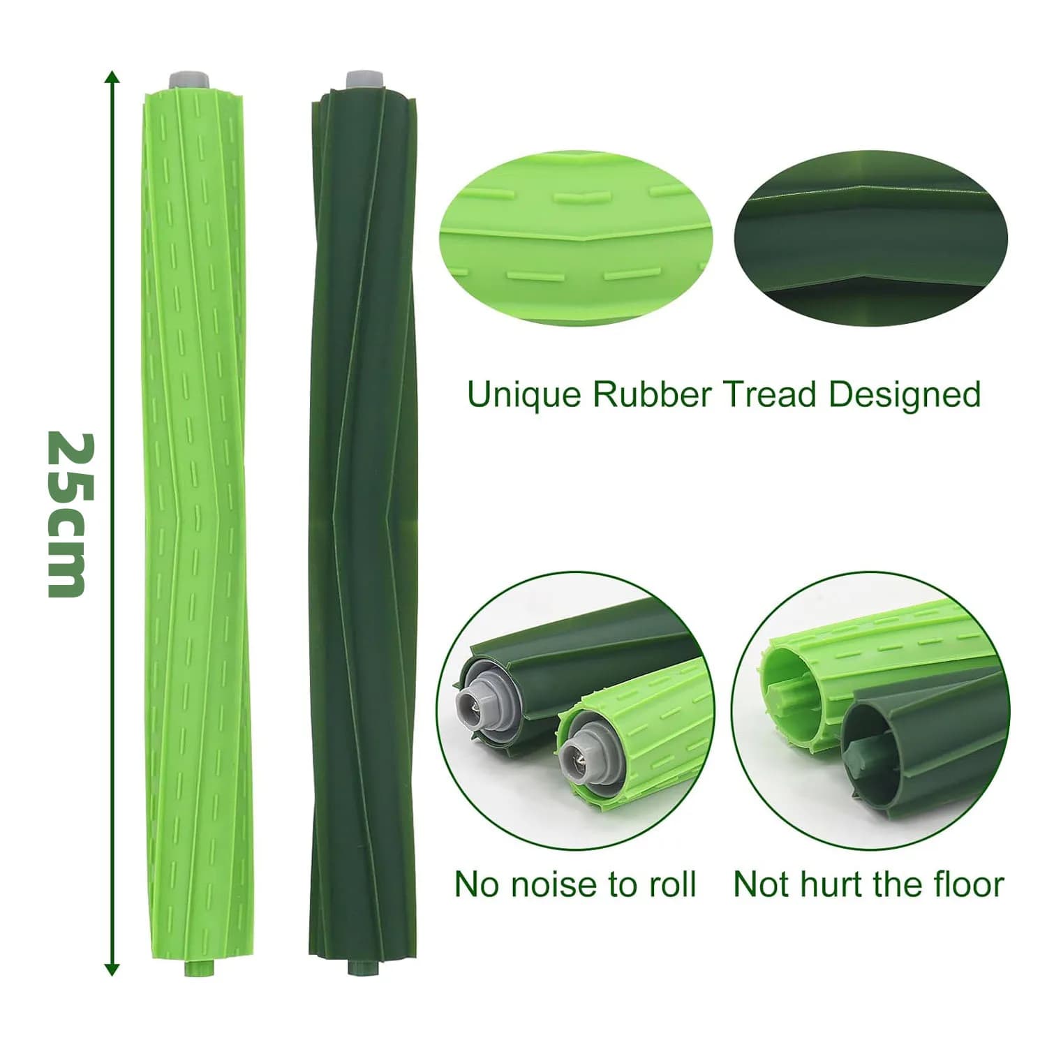 Brosse à rouleau en caoutchouc pour aspirateur iRobot Roomba S9 (9150) S9 + S9 Plus (9550) série S, 