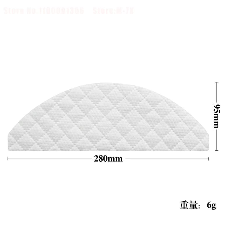 Tampons de chiffon jetables pour aspirateur robot Xiaomi Roidmi EVE Plus, 100 pièces, accessoires en