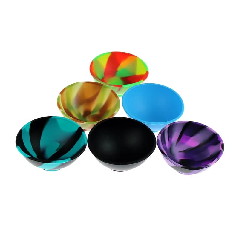 Bol de récipient en Silicone pour la maison, 70mm, multicolore, tabac, herbe, accessoires pour fumer