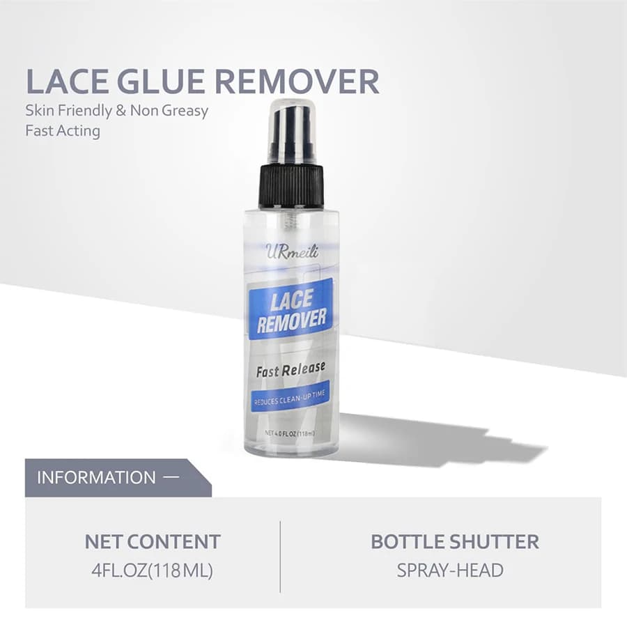 Spray dissolvant pour extensions de cheveux et ruban adhésif – Formule à action rapide, douce et non