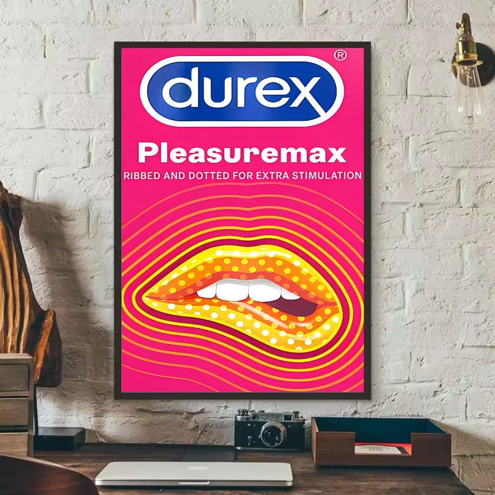 Affiche de Marque Sexy HD, Art Mural Collant Étanche, Décoration Esthétique pour la Maison, le Salon