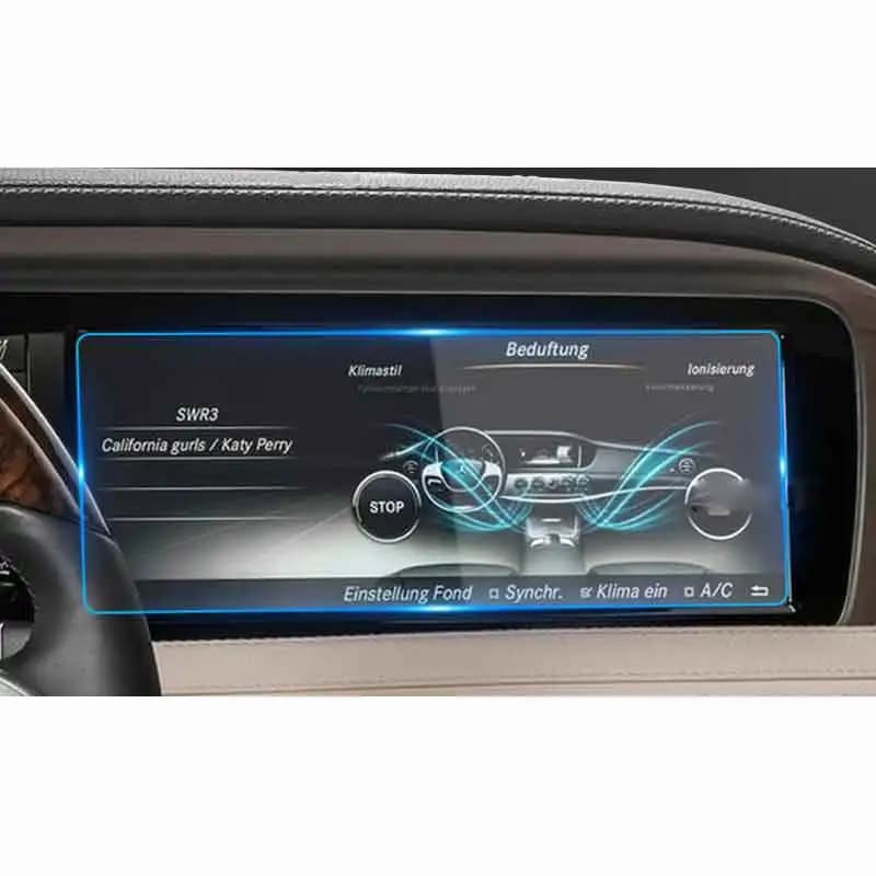 Écran de navigation GPS de voiture pour Mercedes Benz Classe S, Film de protection en verre, Guatema