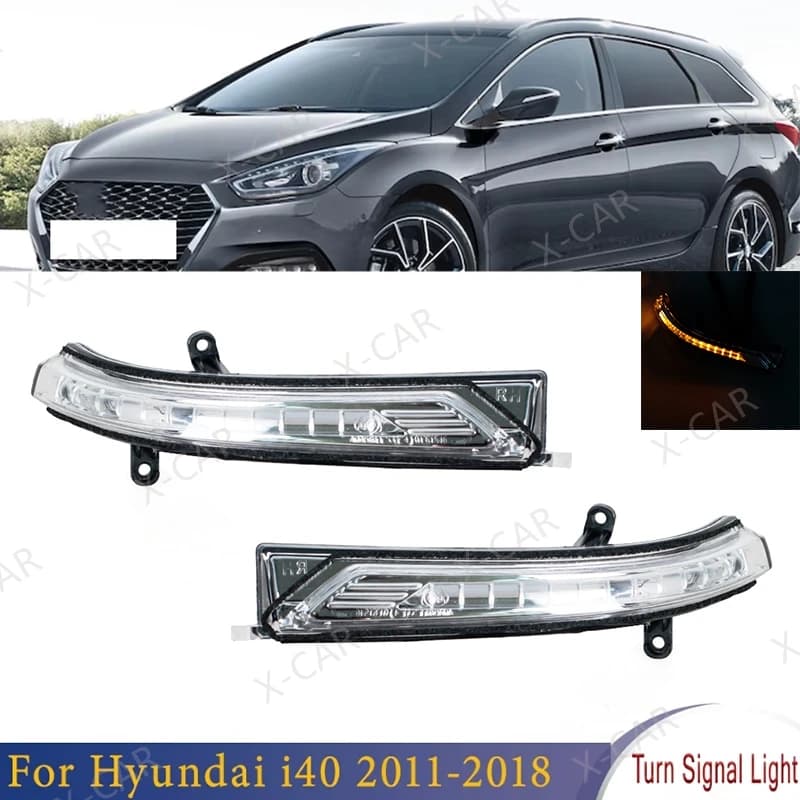 Clignotant de Rétroviseur Latéral LED, pour Hyundai i40 2011 2012 2013 2014 2015 2016 2017 876143Z00