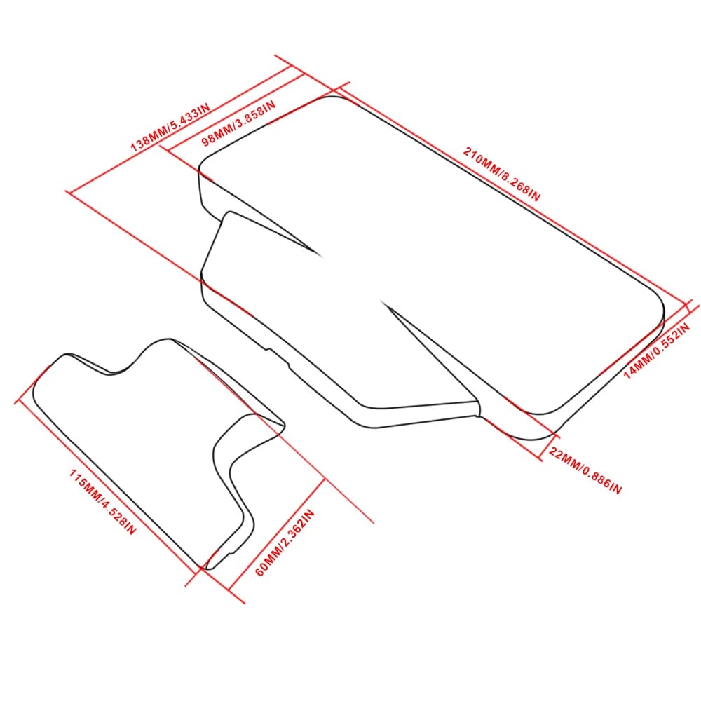Coussin de dossier de boîte arrière pour moto, coussin de dossier supérieur, accessoires pour Yamaha
