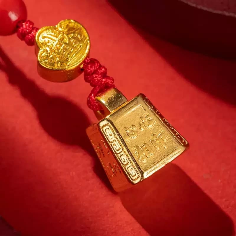 Feng Shui – ornement suspendu de petit poids, breloque de livre porte-bonheur, tous les vœux véritab