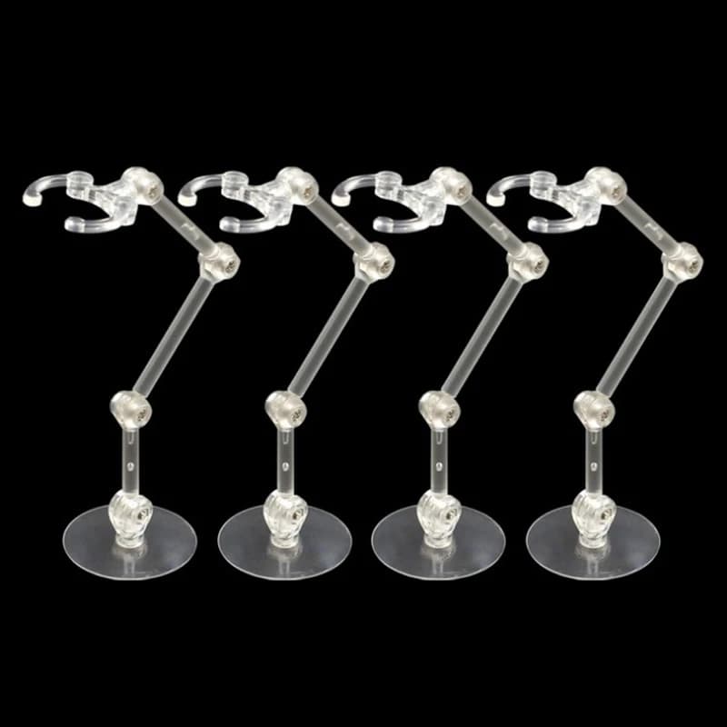 Support transparent pour figurine d'action, socle de piédestal pour SH Figuart, présentoir de modèle