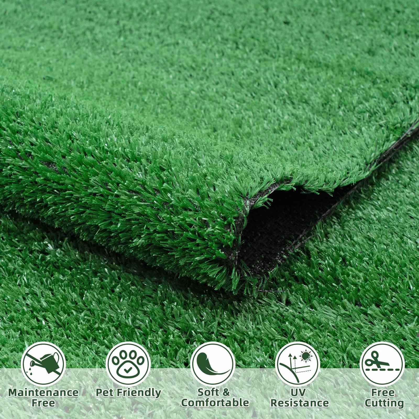 Gazon Élde simulation de prairie, mousse de pelouse, faux polymère vert, tapis de bricolage, micro p