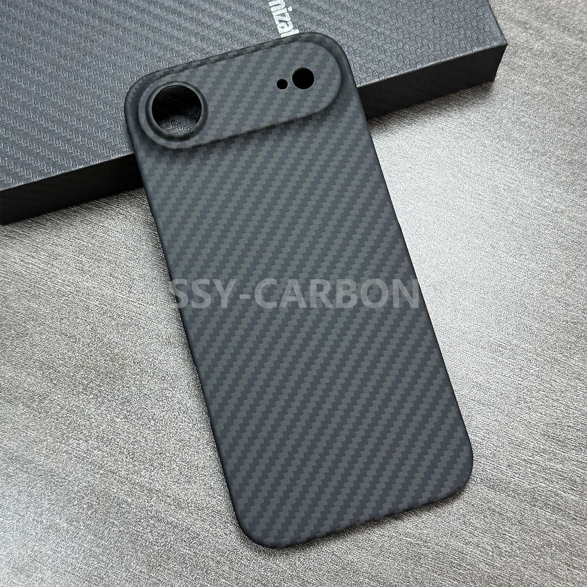 Coque en fibre de carbone véritable pour Apple iPhone 17 Air, Aramide 600D 1500D, Housse de protecti