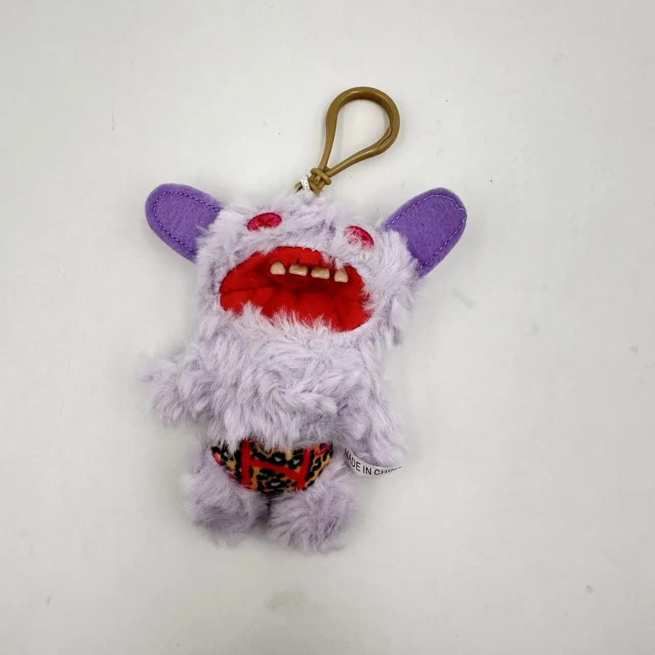 Jouets en peluche Porte-clés Kawaii Monstres Lapins Mignons Peluches en peluche Pendentifs Cadeaux E