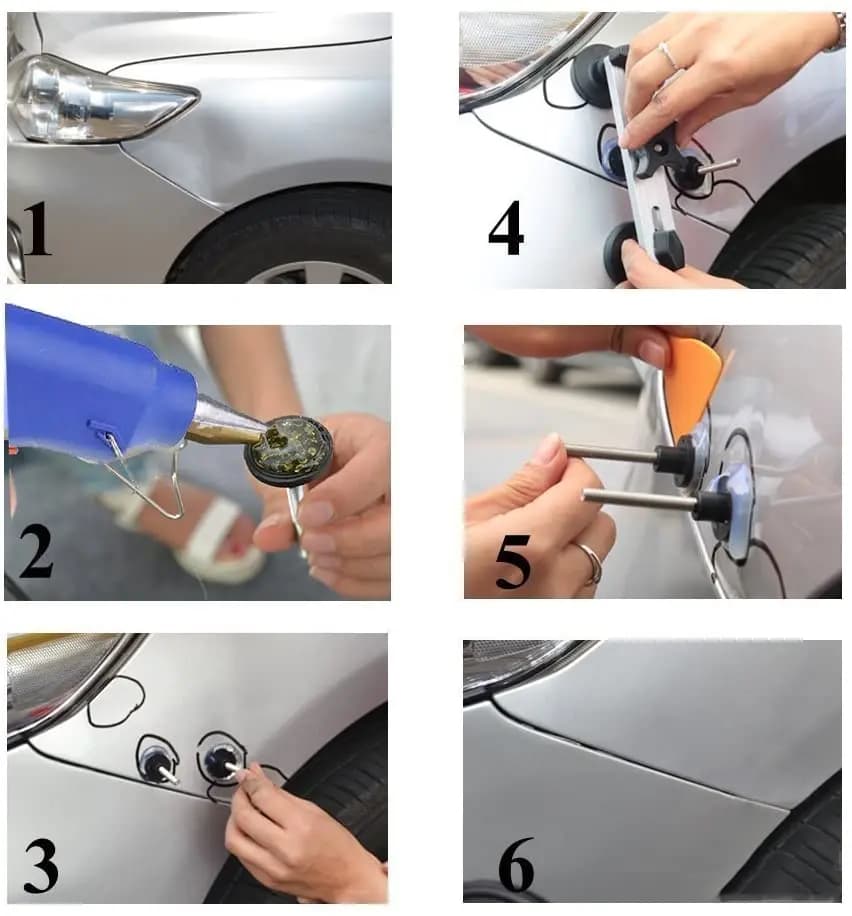 Kits de débosselage de carrosserie sans peinture, outils de débosselage de voiture, débosselage auto
