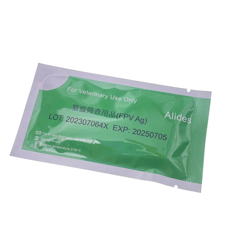 Diagnostic vétérinaire de la panleucopesters féline, kit de test d'anti-gène Rine, bandelette FPV, c