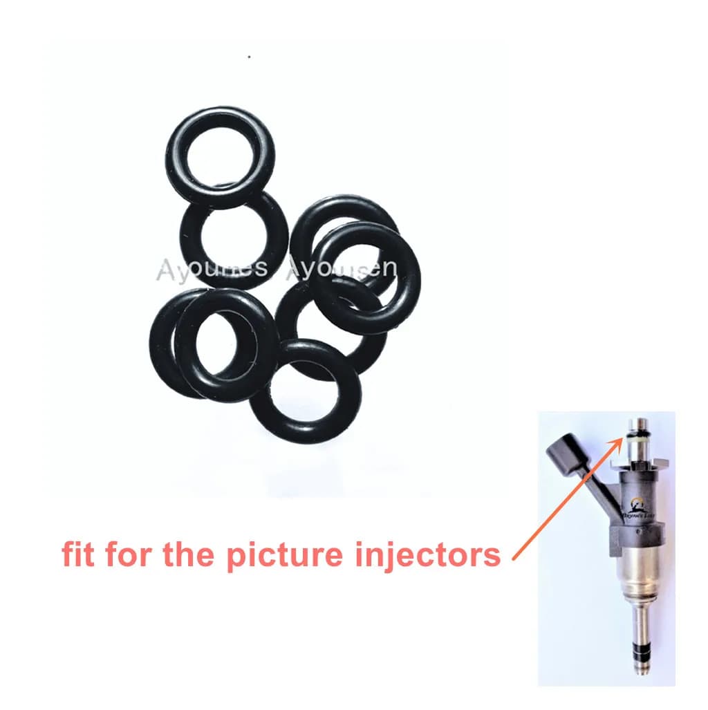 6.4*2.2mm 200 pièces orings en caoutchouc pour Delphi GDI joint supérieur oring kits de réparation d