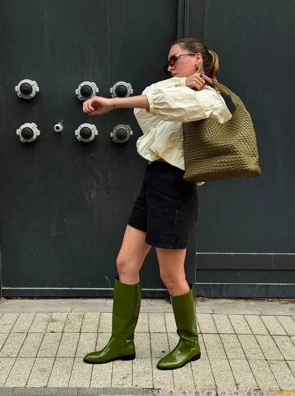 Sac fourre-tout en cuir PU tissé pour femmes, sac à main à bandoulière, sac à poignée supérieure ave