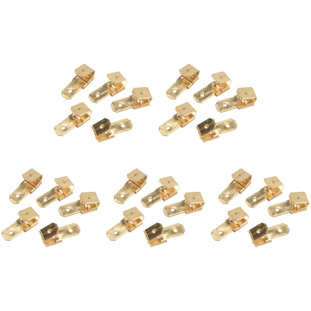 RUAI 25 connecteurs de pelle Piggyback, adaptateur 3 voies double mâle à simple femelle connecteurs 