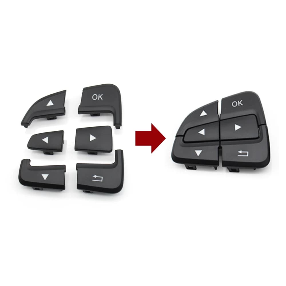 Couvercle de commutateur de commande de boutons de volant de voiture, pour BENZ A B CLA CLS GLA GLS 