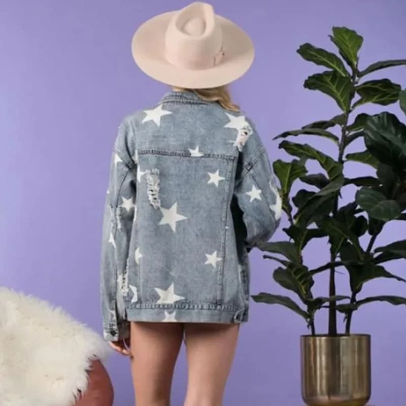 Veste en jean pour femmes, nouveau Style, veste ample pour femmes américaines et européennes