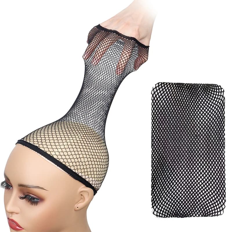 Filets à cheveux bonne qualité maille tissage noir perruque filet à cheveux faisant des casquettes t