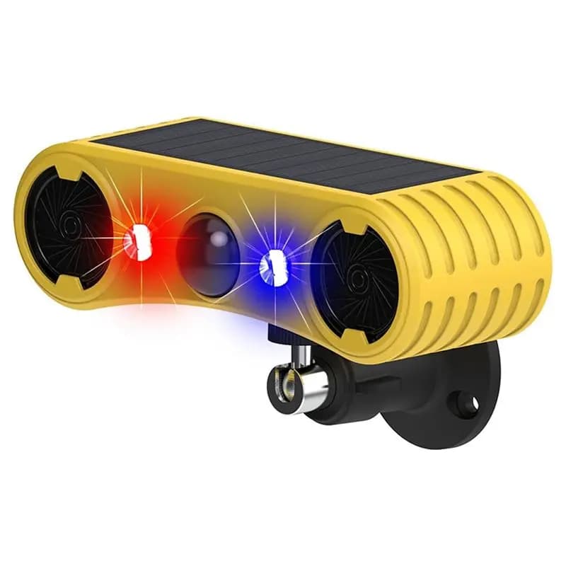 Alarme solaire à détecteur de mouvement A25P, lumière d'avertissement extérieure, système d'alerte d