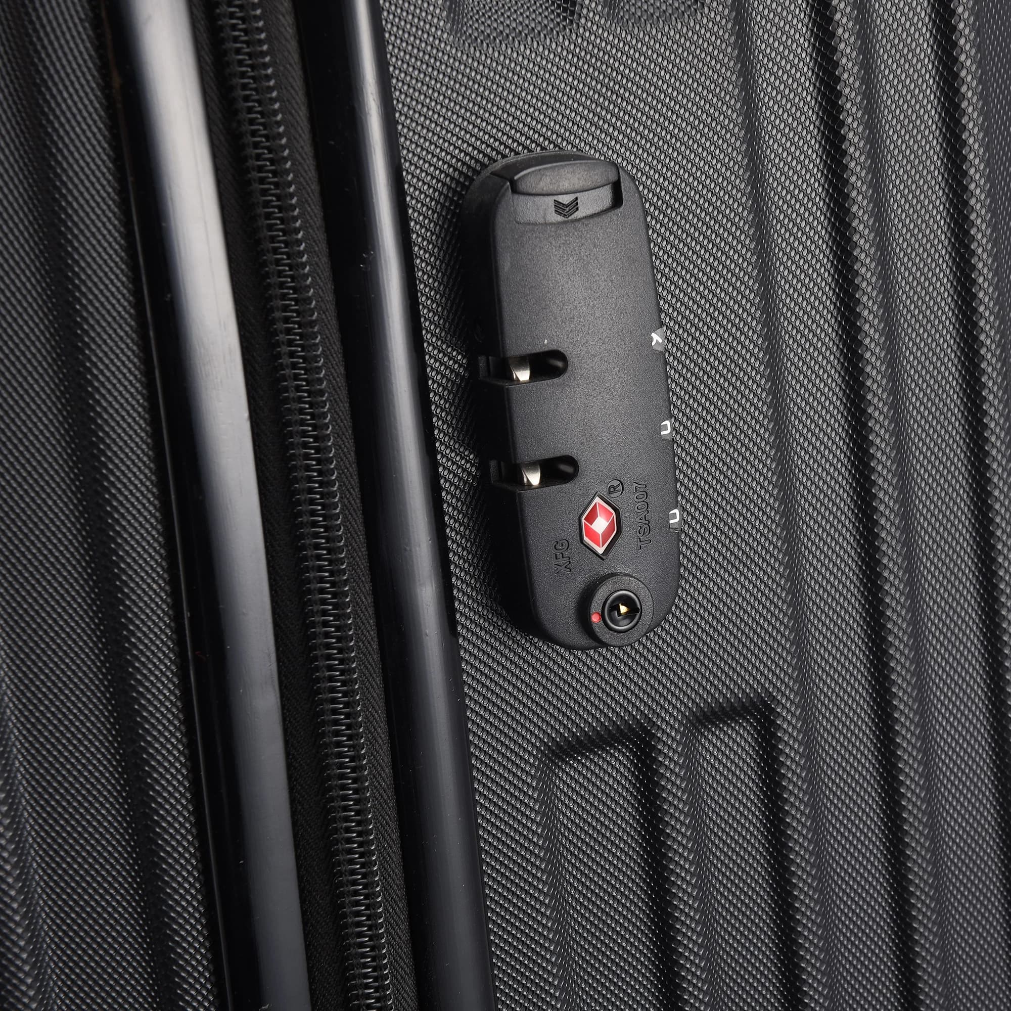 Ensemble de valises Anajqaqia 3 pièces, valise en ABS avec roulettes 360° °   Roues pivotantes et po