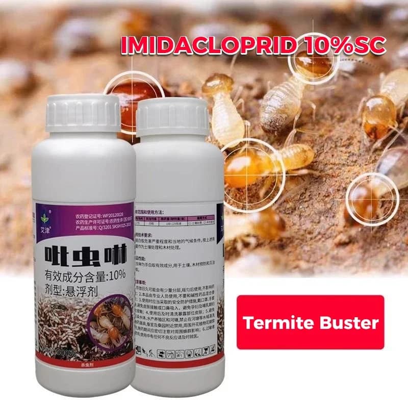 Aijin Termite Buster Imidacloprid 10% SC, prévention et élimination des termites, adapté au bois, à 