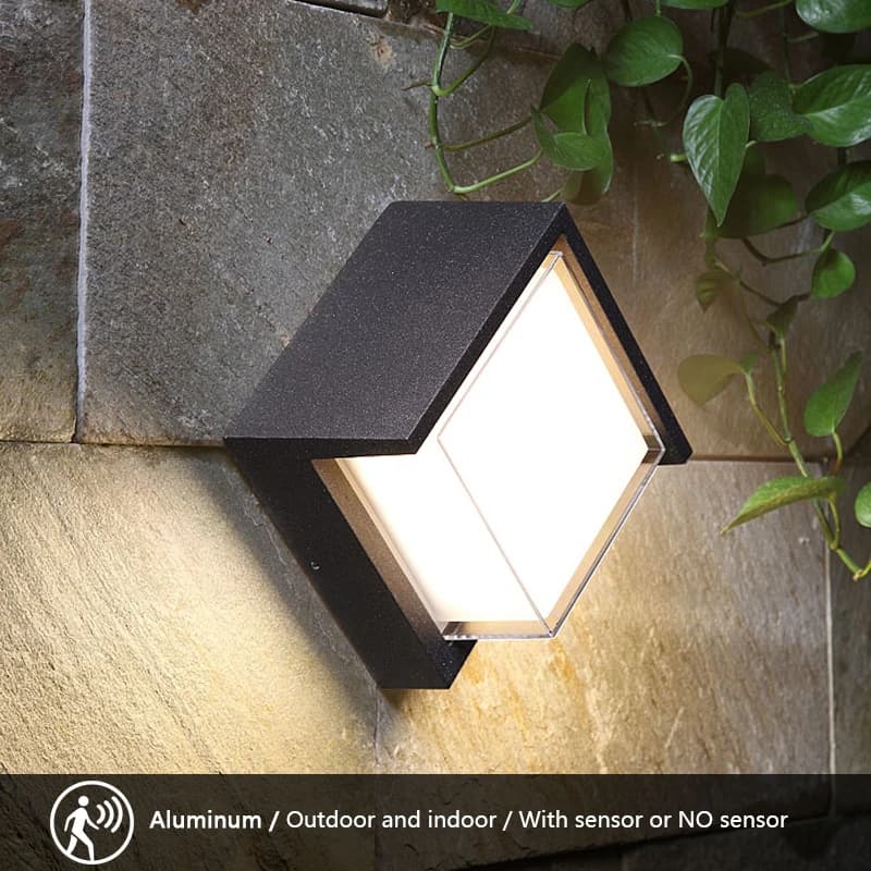 18W Applique Murale Extérieure Étanche LED Applique Murale Radar Détecteur De Mouvement AC85-265V En
