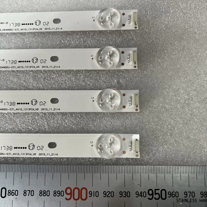 Bande LED pour Hisense H49MEC3030 H49MEC3050 49K300U H49M3000 LED49K300U NS-49DR420NA8 49_HD490DU-E3