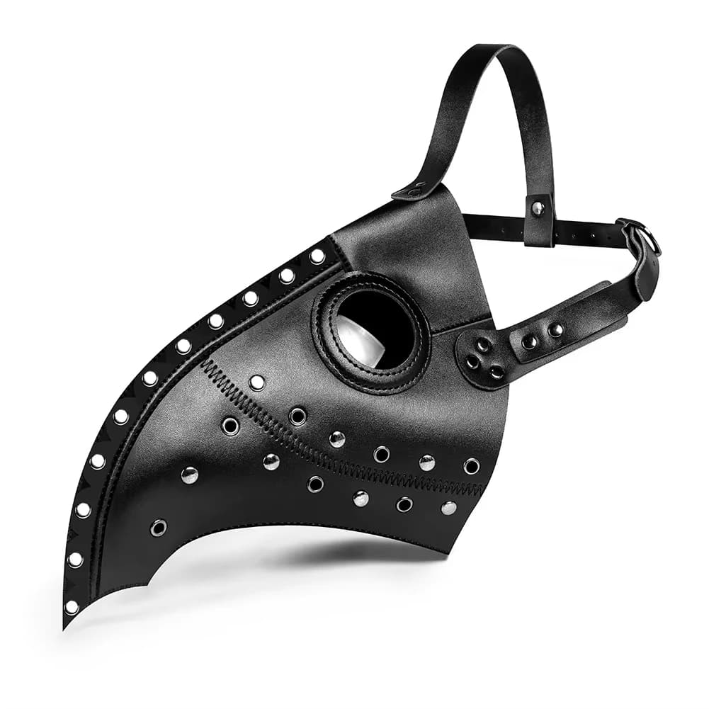 Masque Complet Oiseau à Long Bec 2026 Style Punk Coiffe de Peste Unisexe Halloween Cosplay Carnaval