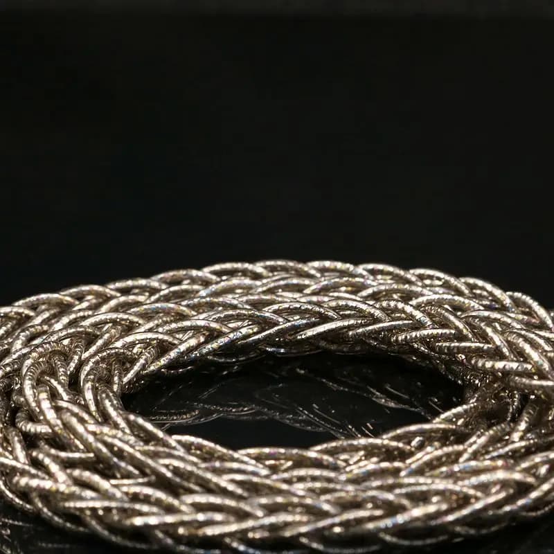 Câble de mise à niveau HIFI IEM ivipQ-537 avec 0.78 2PIN/MMCX, applicable pour AKG MOONDROP x Crinac