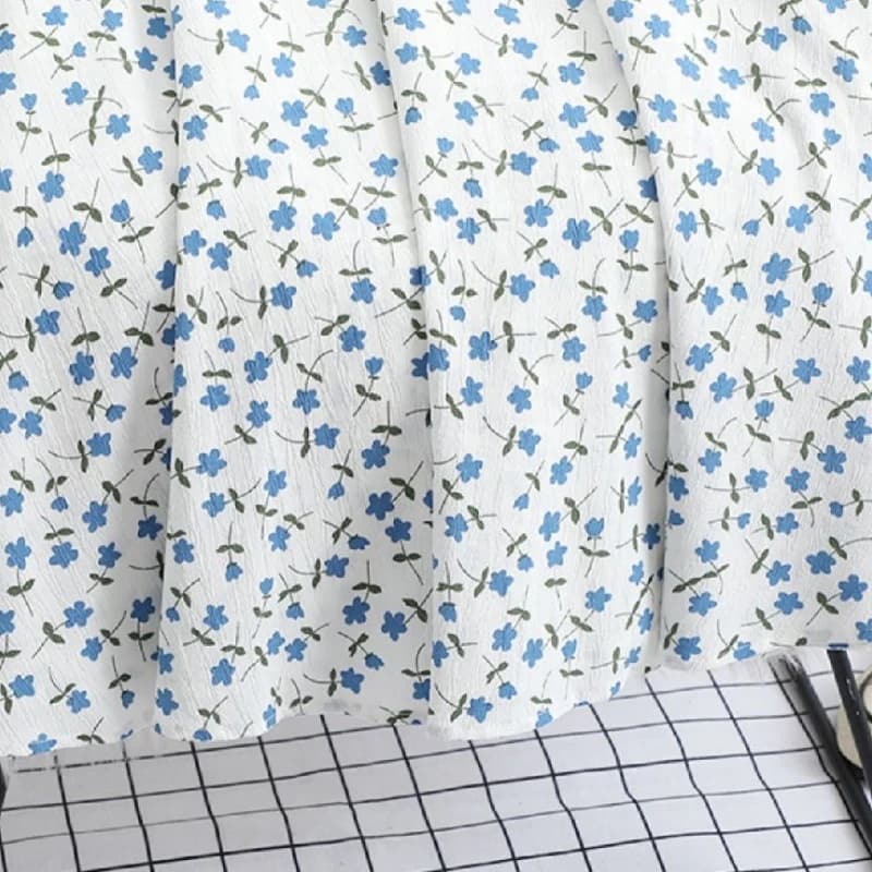 Jupes florales femmes été Prairie Chic taille haute tempérament Midi ample décontracté Style coréen 