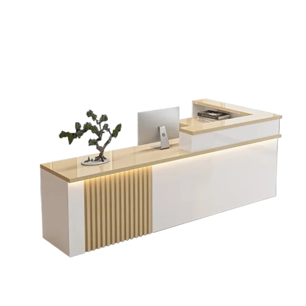 Esthétique élégant comptoir de Bar armoire moderne délicatesse nordique Simple bureaux de réception 