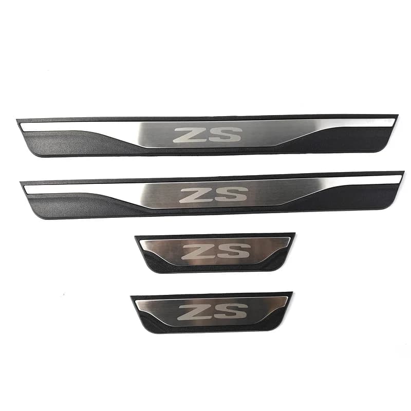 4 pièces/lot ABS acier inoxydable pour 2017-2023 MG ZS seuil de porte pédale bienvenue plaque de pro