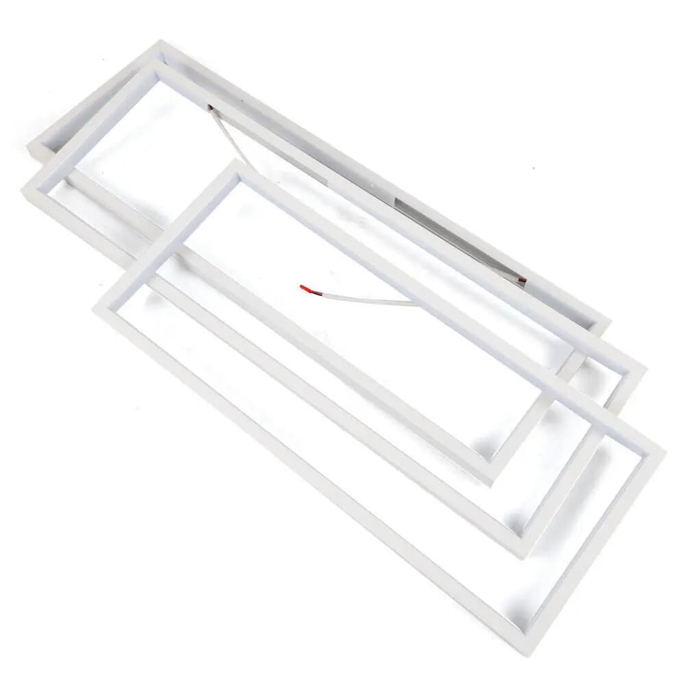 LOYALHEARTD-Plafonnier LED Carré au Design Moderne, Luminaire Décoratif de Plafond, à Intensité Régl