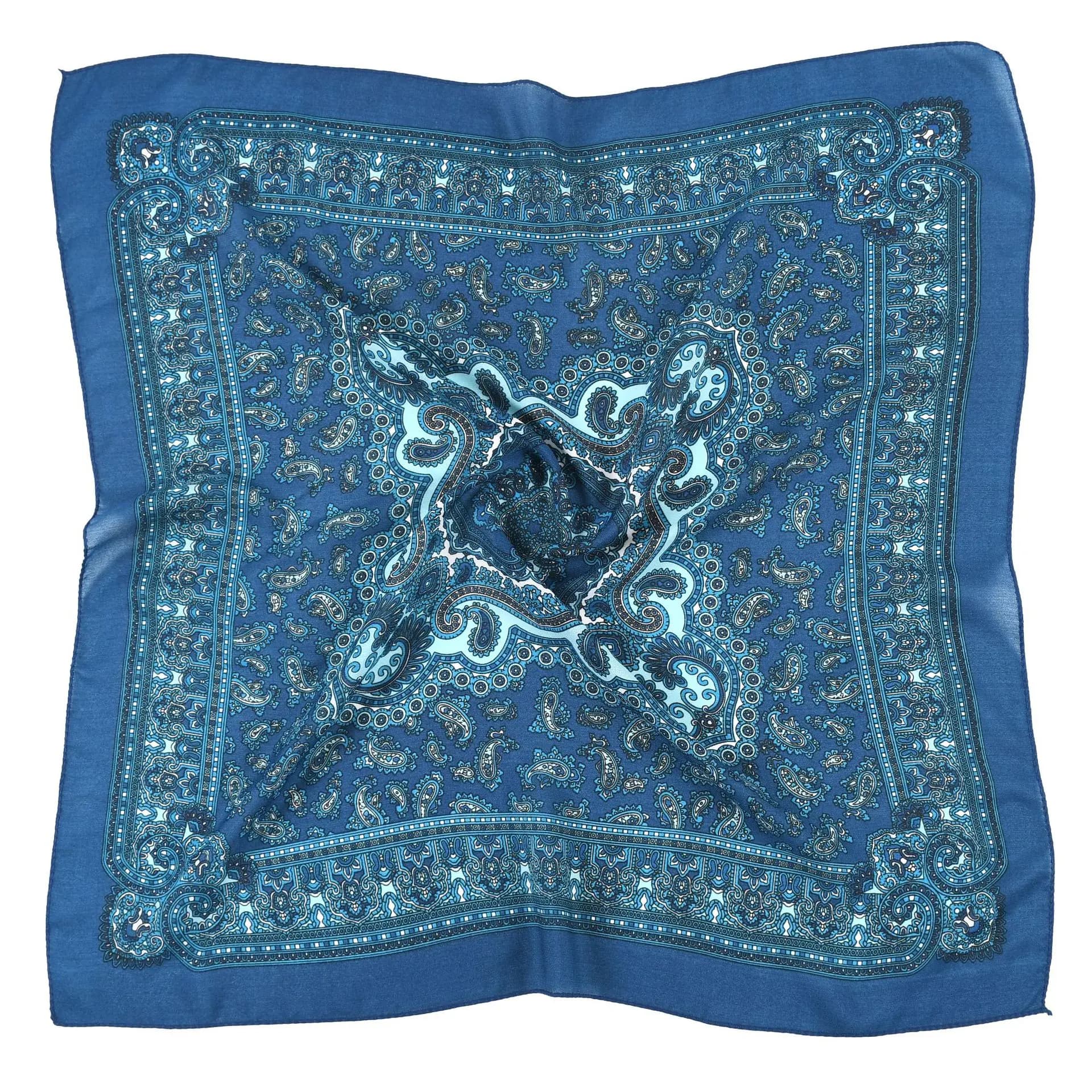 Foulard National russe pour femmes, foulard de Style ethnique, carré imprimé Floral, Bandana, moucho
