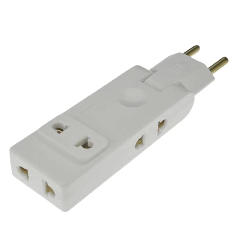 Extension de prise murale 4 en 1, prise électrique ue, adaptateur de prise à 180 degrés, adaptateur 