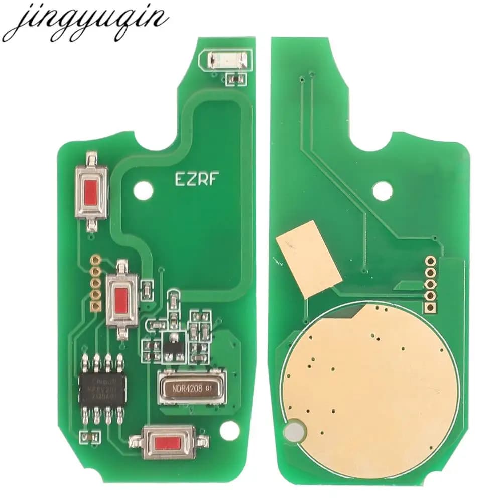 Jingyuqin 433MHZ ID48 2/3 boutons télécommande voiture clé alarme pour Fiat Ducato Iveco Peugeot Box